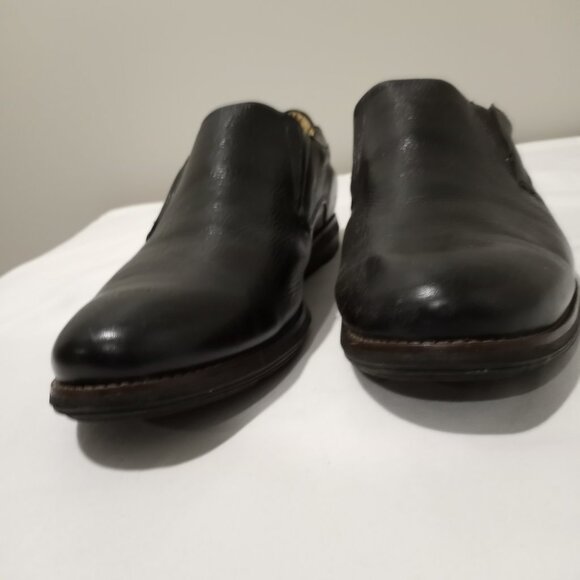 AMERICAN CLASSICS BY DE LA RENTIS SHOES MENS BLACK LEATHER LOAFER SIZE 13 - Picture 2 of 9